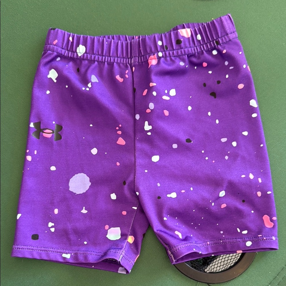 Under Armour Kids' Purple Patterned Shorts